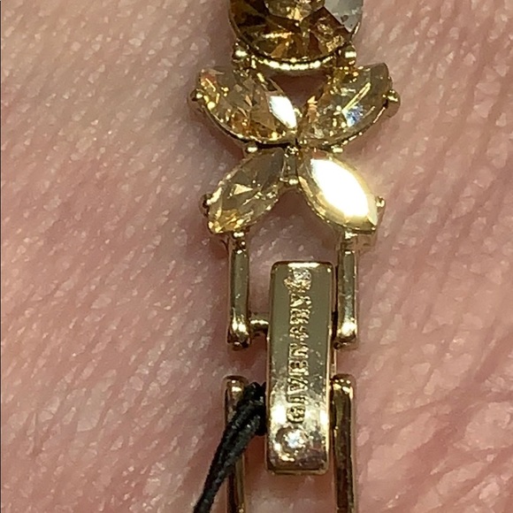 GIVENCHY XO Blush & Gold Stones Goldtone BRACELET & EARRINGS! SPECIAL OCCASION - Picture 5 of 8